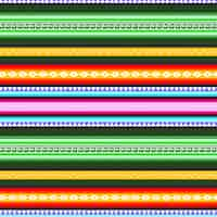 Free vector flat colorful peruvian pattern