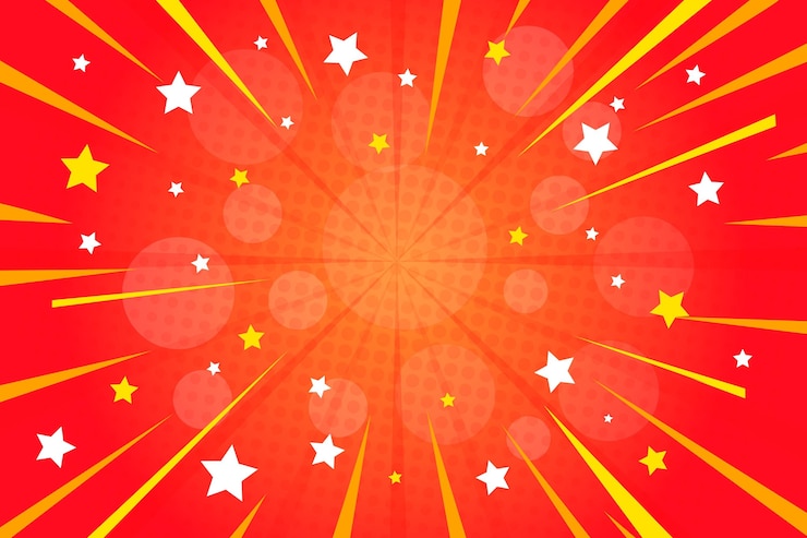 Free Vector flat comic style background