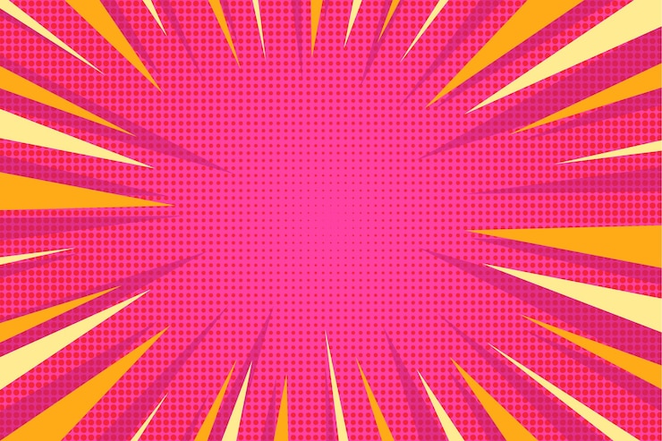 Free Vector flat comic style wallpaper