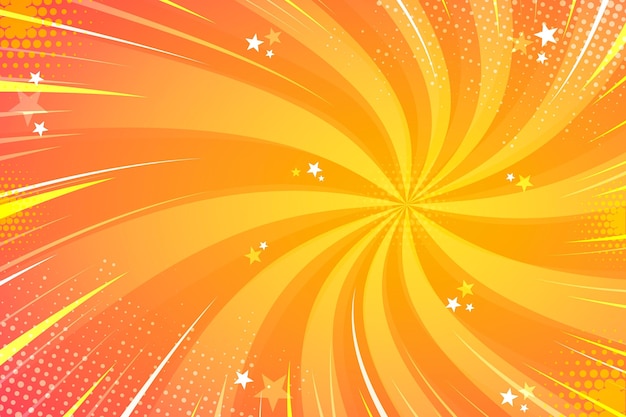 Free vector flat comic style wallpaper