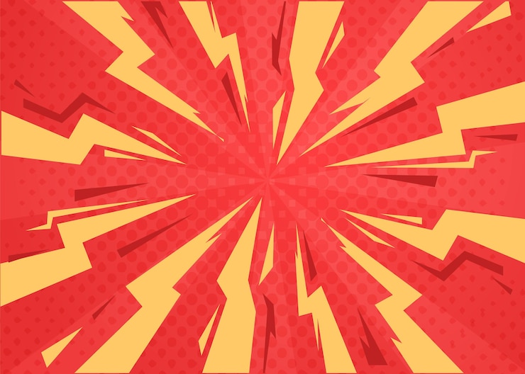 Free Vector flat comics style wallpaper