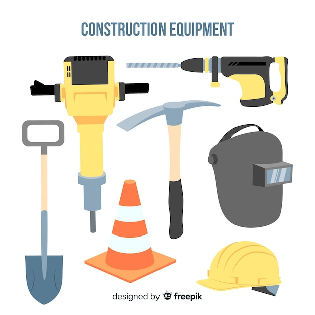 Flat construction equipment collection