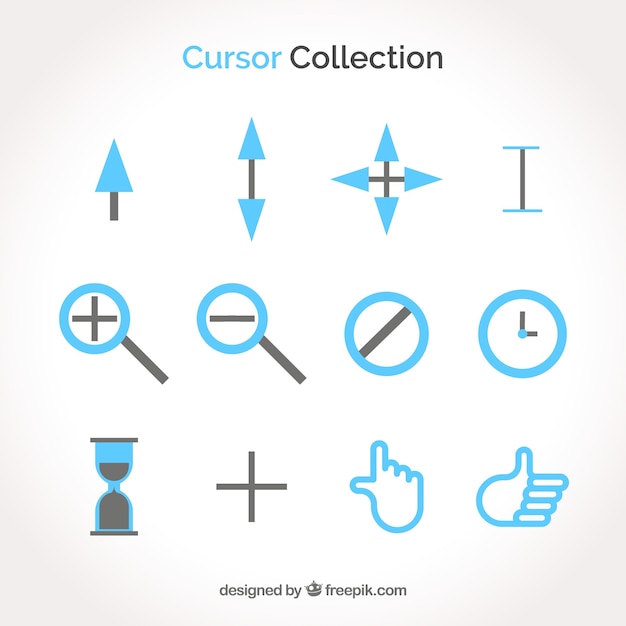 Flat cursor collection