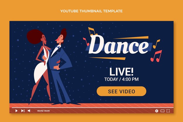 Миниатюра youtube шоу плоских танцев