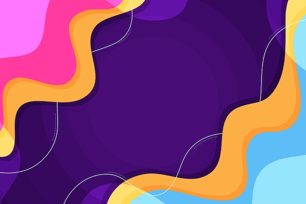Flat design of abstract background