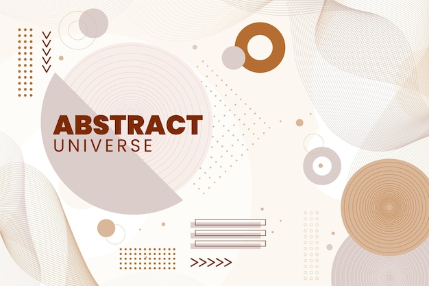 Free vector flat design abstract background