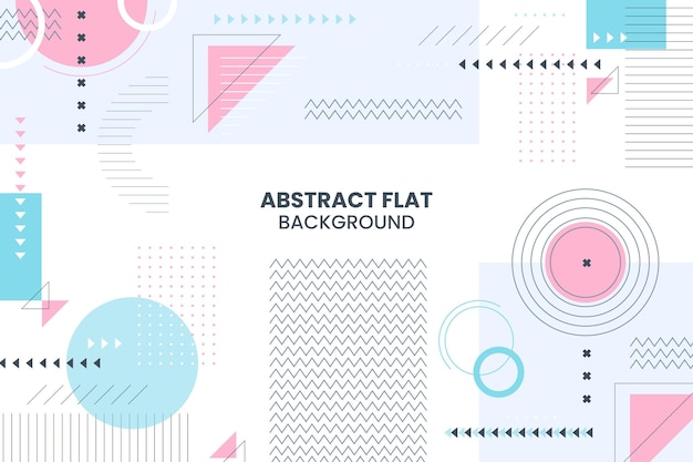 Free vector flat design abstract background
