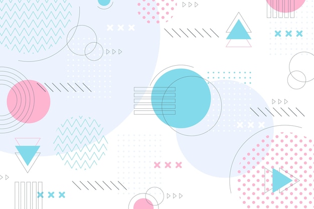 Flat design abstract background