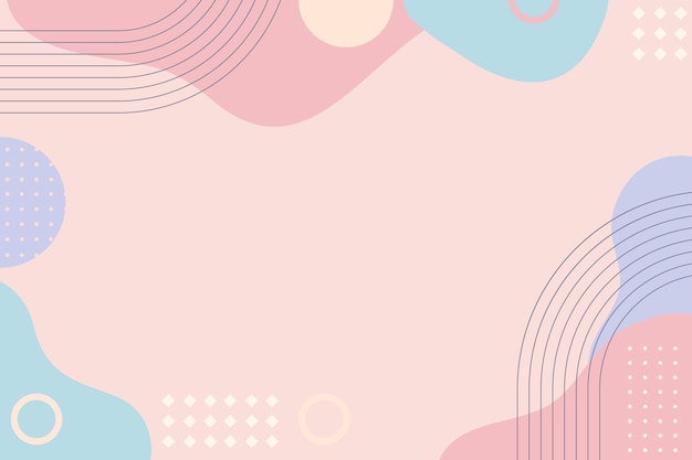 Free vector flat design abstract background