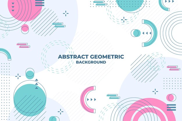 Flat design of abstract background