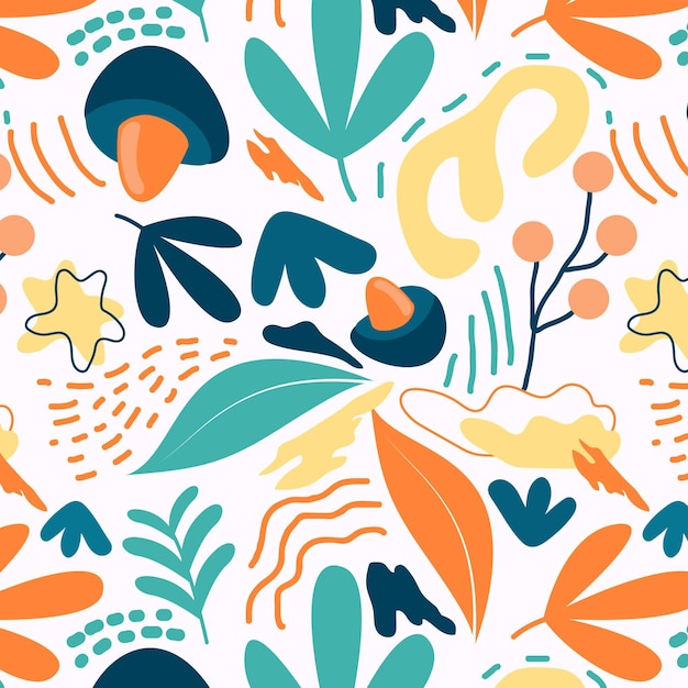 Free vector flat design abstract element pattern
