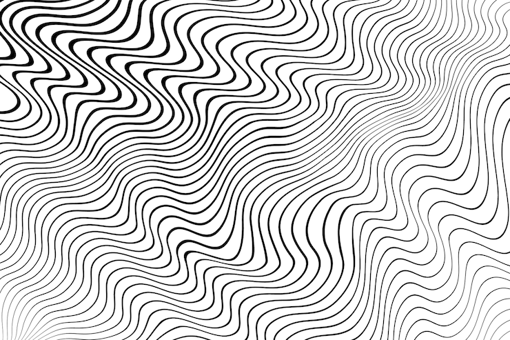 Free Vector flat design abstract outline background