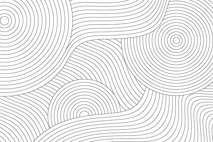 Free Vector flat design abstract outline background