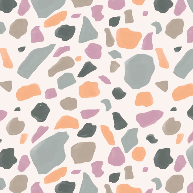 Flat design abstract watercolor pattern