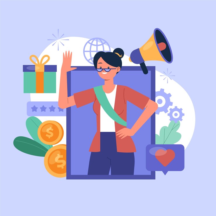 Free Vector flat design ambassador illustration