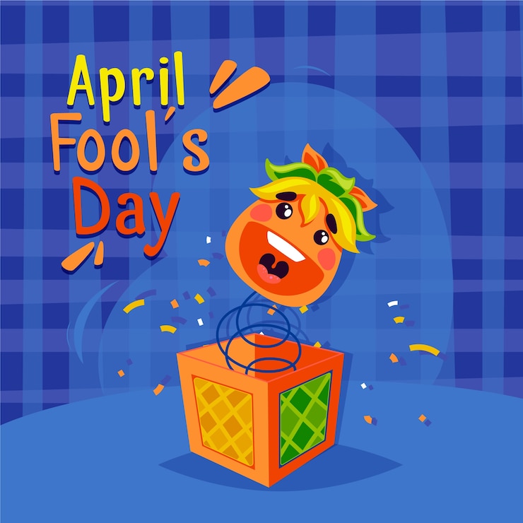 मुफ़्त वेक्टर flat design april fools day concept