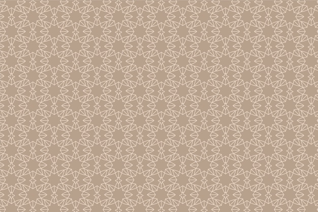 Flat design arabesque pattern