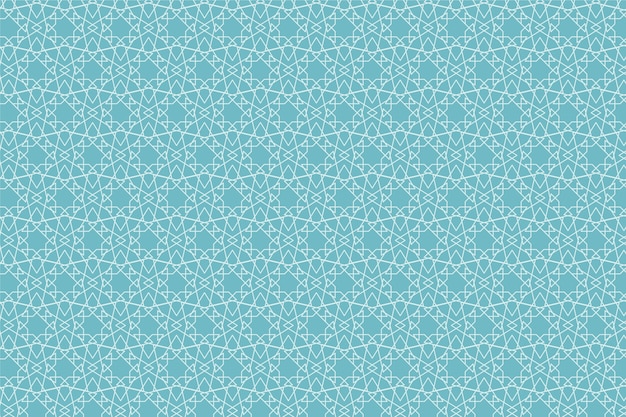 Flat design arabesque pattern