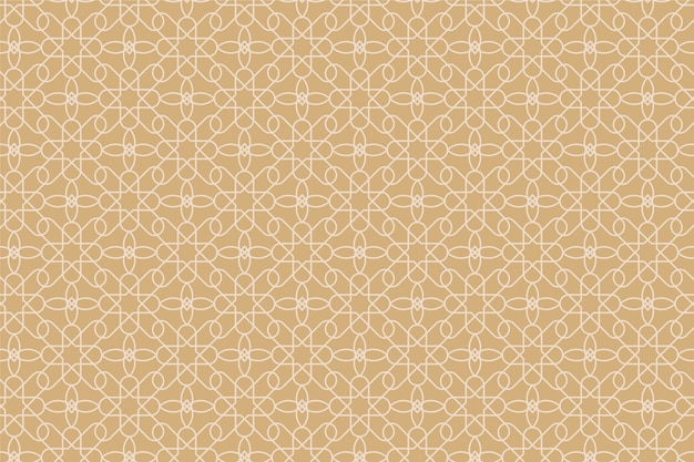 Flat design arabesque pattern