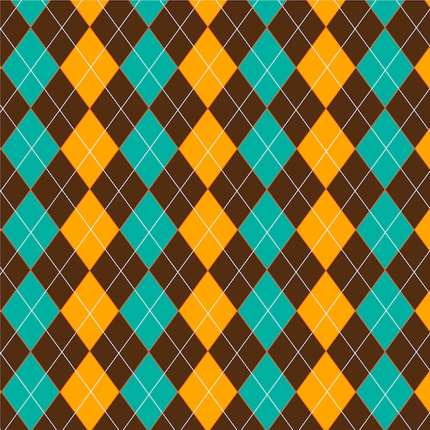 Free vector flat design argyle pattern