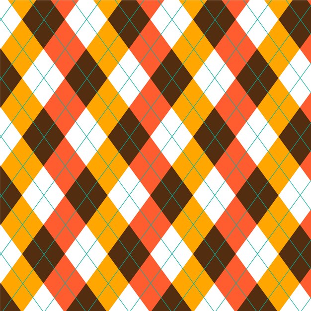 flat design argyle pattern