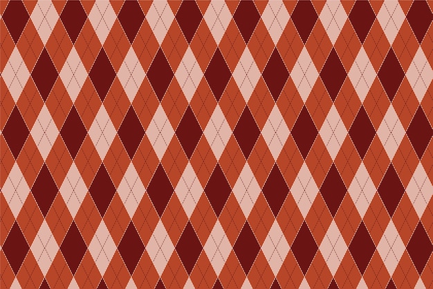 Free vector flat design argyle pattern