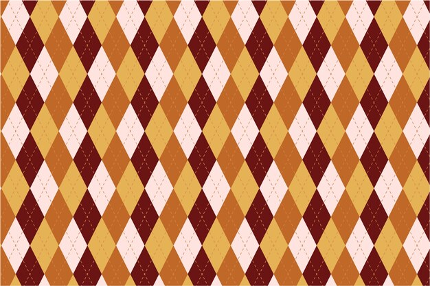 Flat design argyle pattern