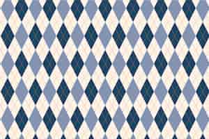 Free vector flat design argyle pattern