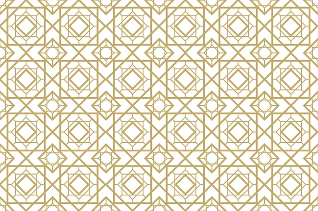 フラットデザインアールデコ幾何学的なシームレスパターン