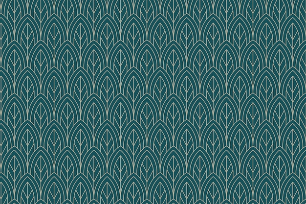Flat design art deco pattern