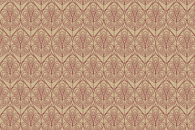 Flat design art deco pattern