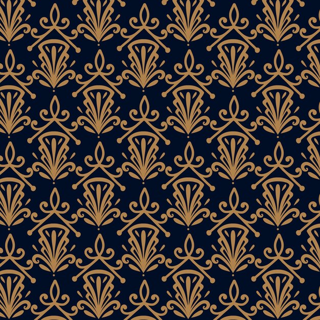 Flat design art deco pattern