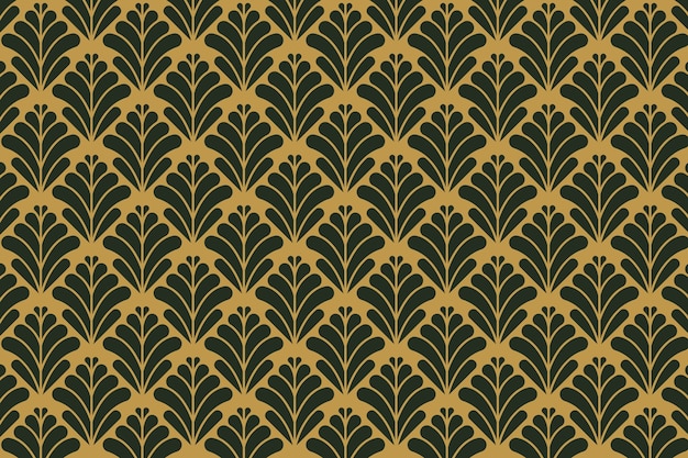 Free vector flat design art deco pattern