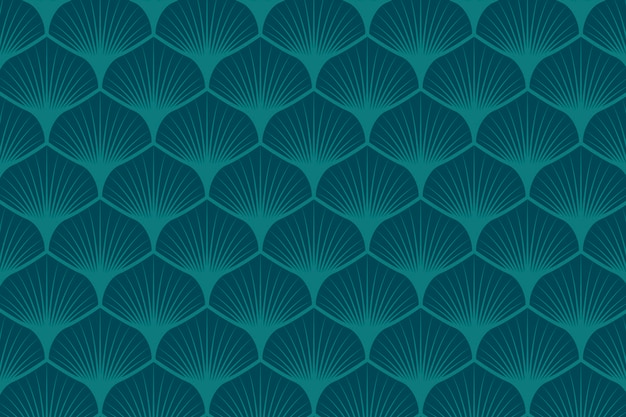 Flat design art deco pattern