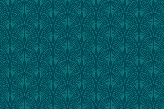 Free vector flat design art deco pattern