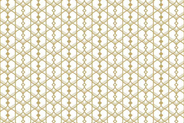 Flat design art deco seamless dynamic pattern