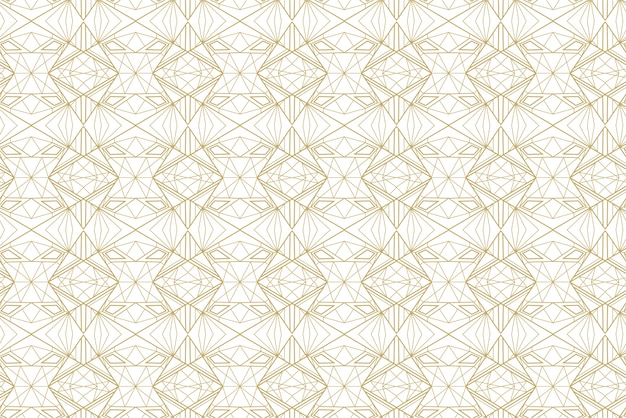 Free vector flat design art deco seamless pattern