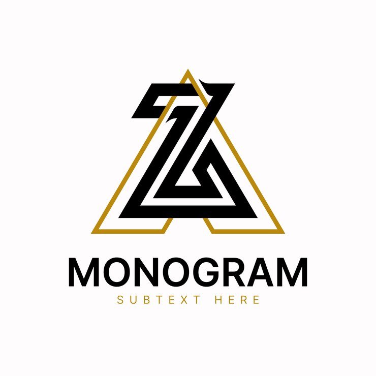 무료 Vector 평면 디자인 az 또는 za 로고 템플릿