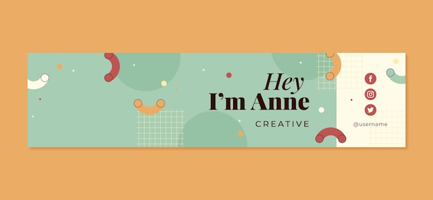 Free vector flat design banner hiring template