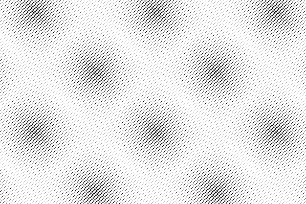 Free vector flat design black and white halftone background