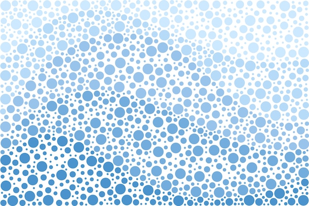 Free vector flat design blue dots pattern