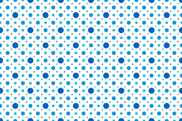 Плоский дизайн с синими точками