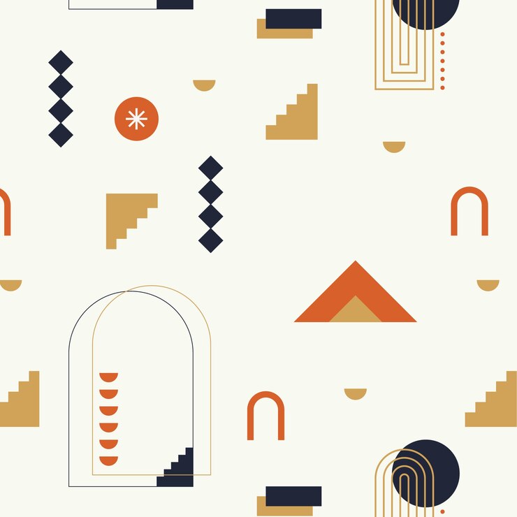 Free Vector flat design boho geometric pattern