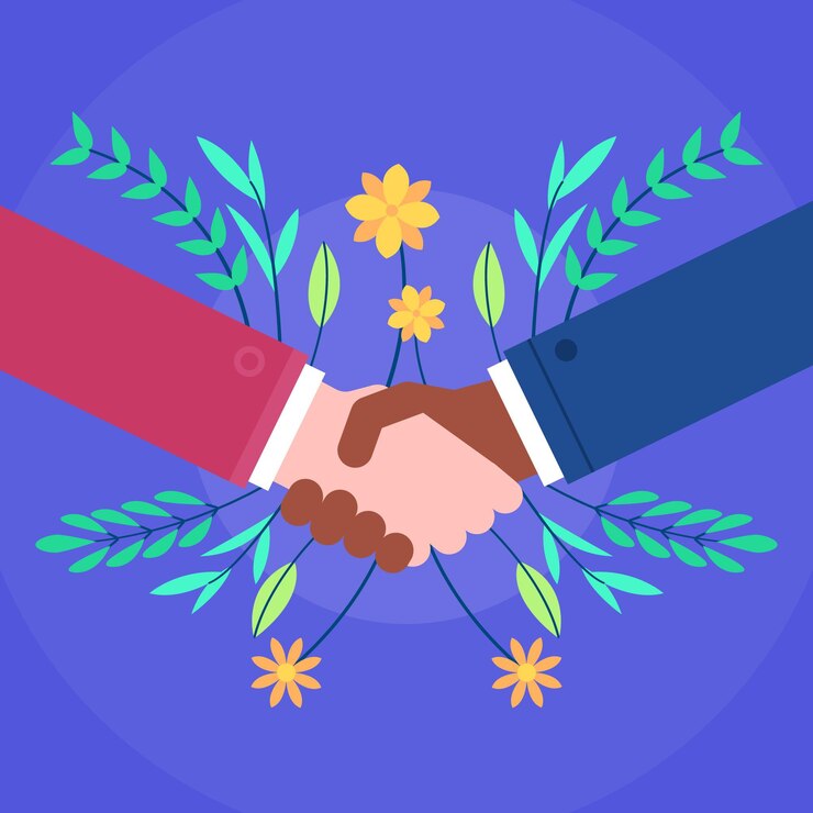 Free Vector flat design business ethics concept illustration