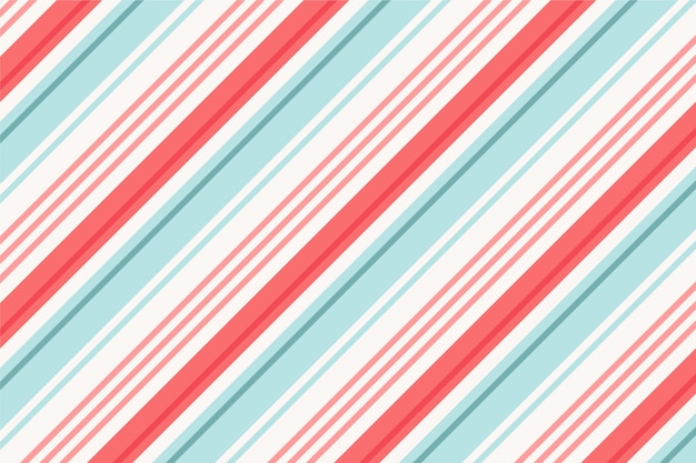 Free vector flat design candy cane background