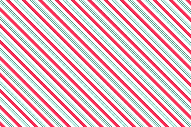 Free vector flat design candy cane background