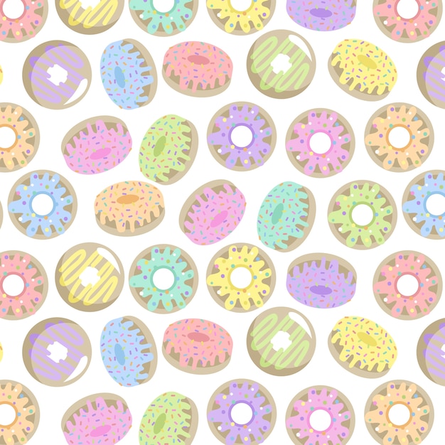 Free vector flat design candy pastel color pattern