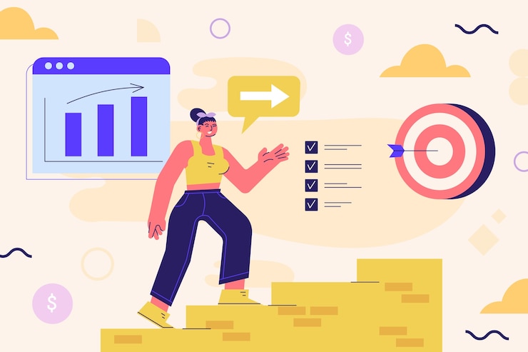 Free Vector flat design career cushioning illustration