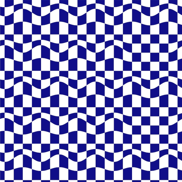 Flat design checkerboard pattern design