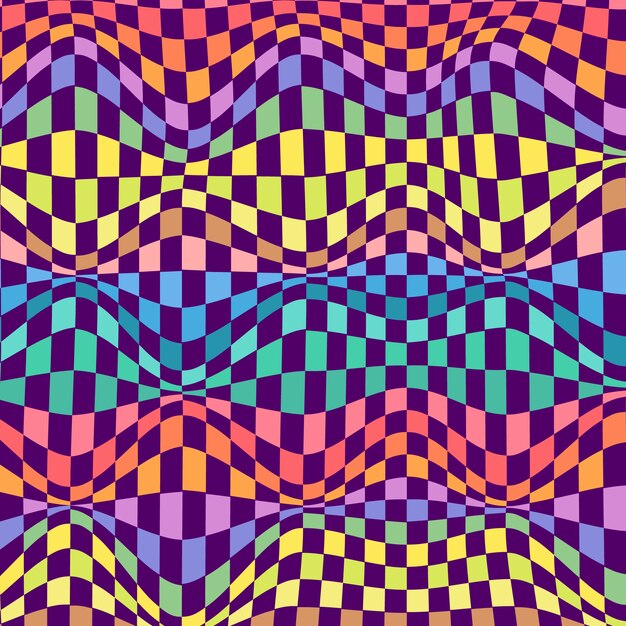 Free vector flat design checkerboard pattern